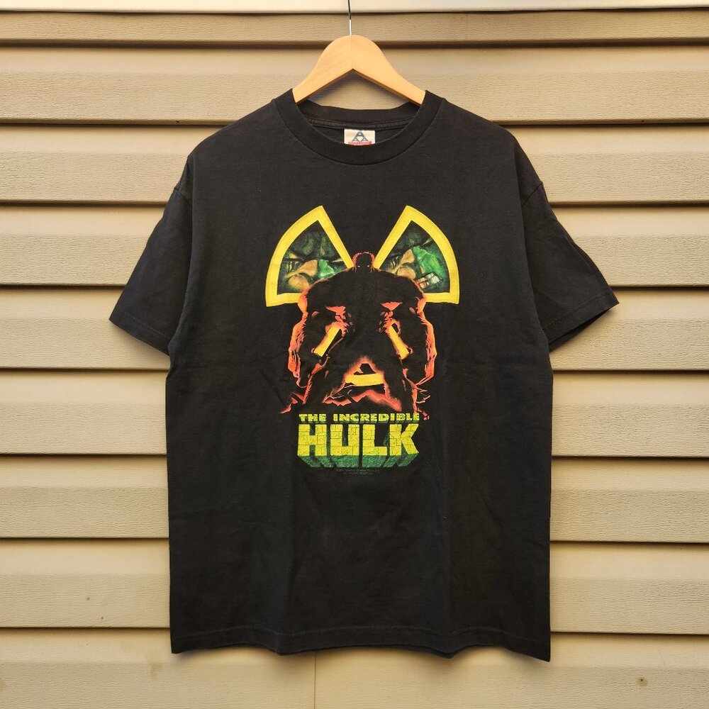 Vintage 2002 The Incredible Hulk Atomic Marvel Character Tee